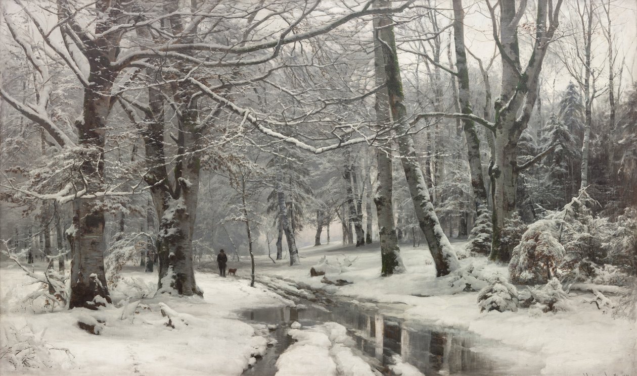 Dooi in een beukenbos door Anders Andersen Lundby