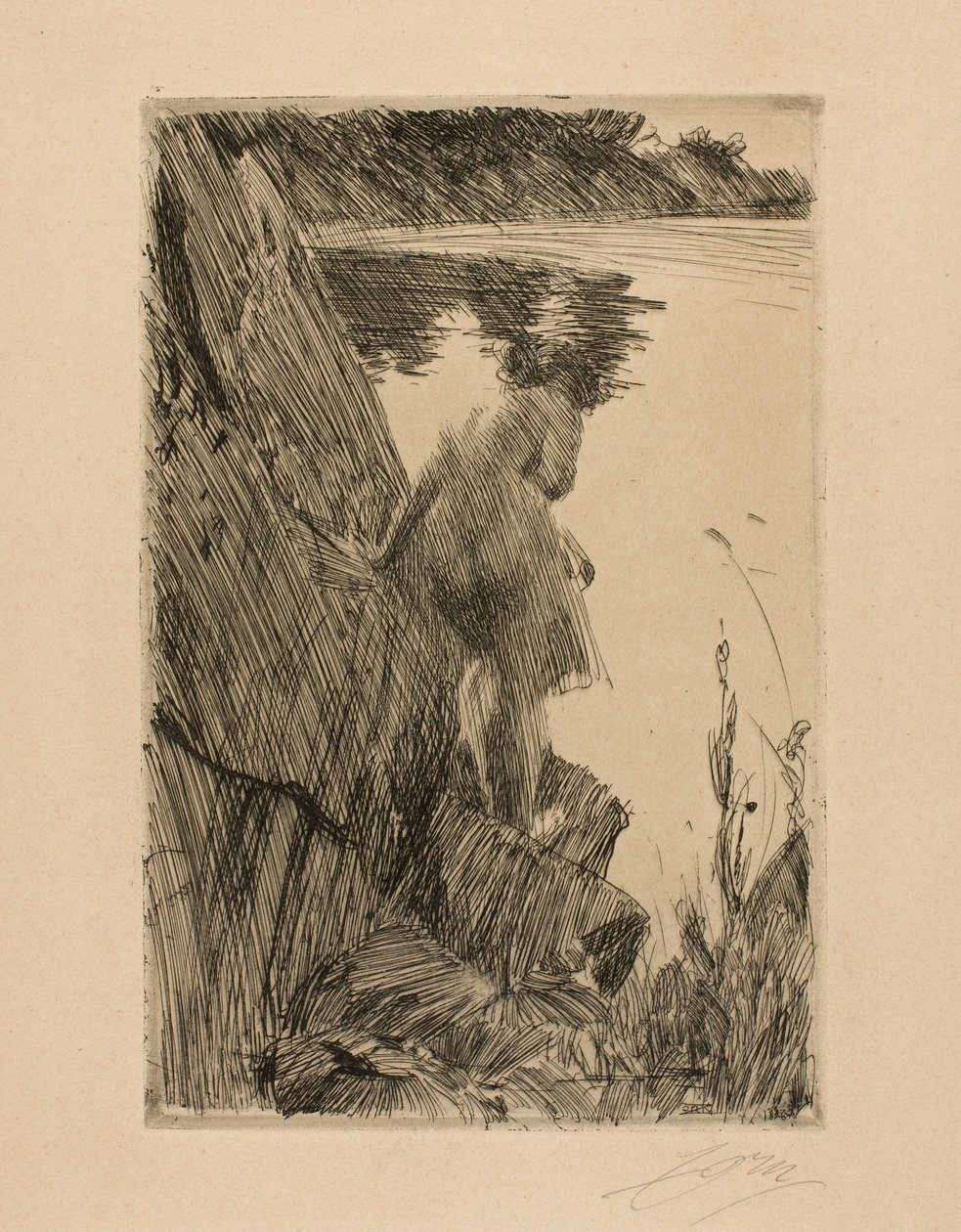 Bader door Anders Leonard Zorn