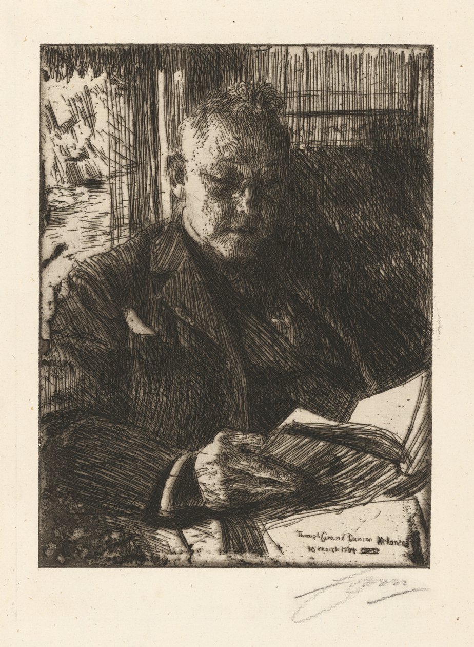 Charles Deering door Anders Leonard Zorn
