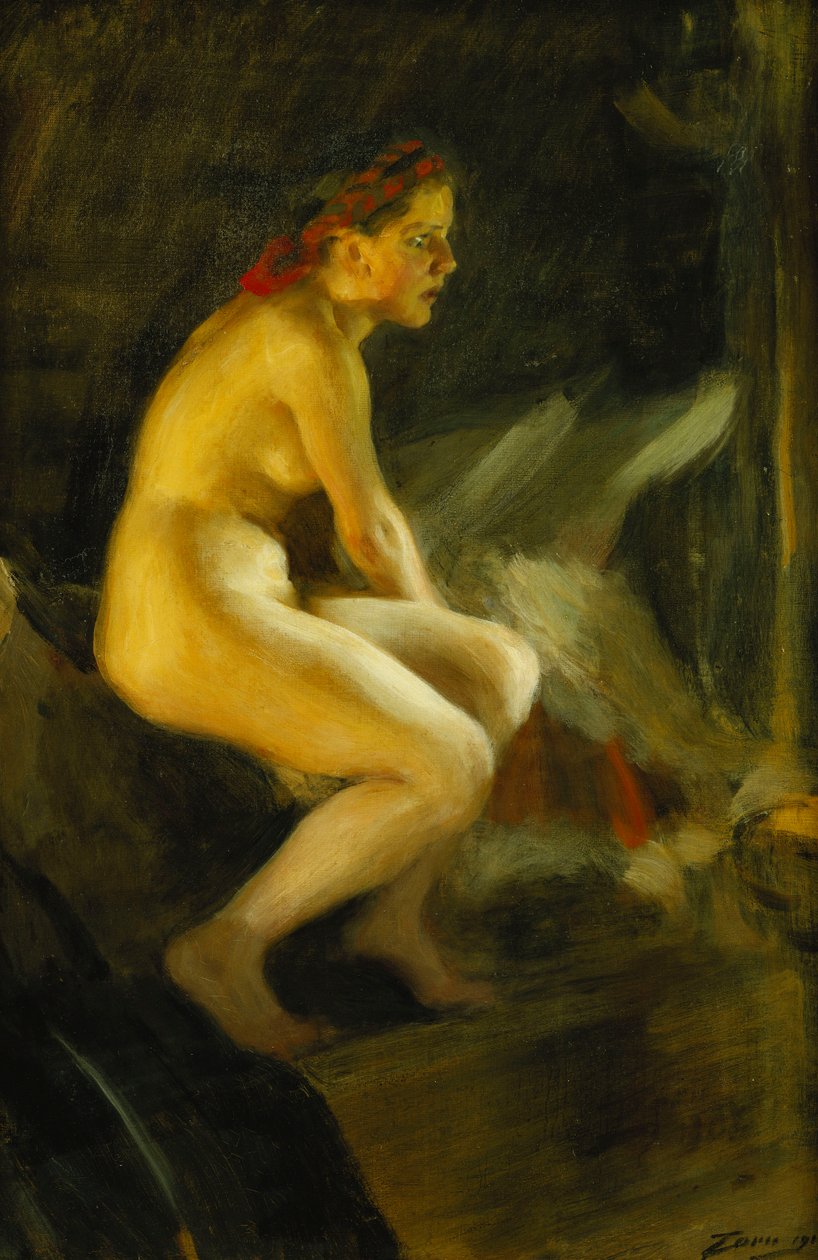 Op het Bed door Anders Leonard Zorn