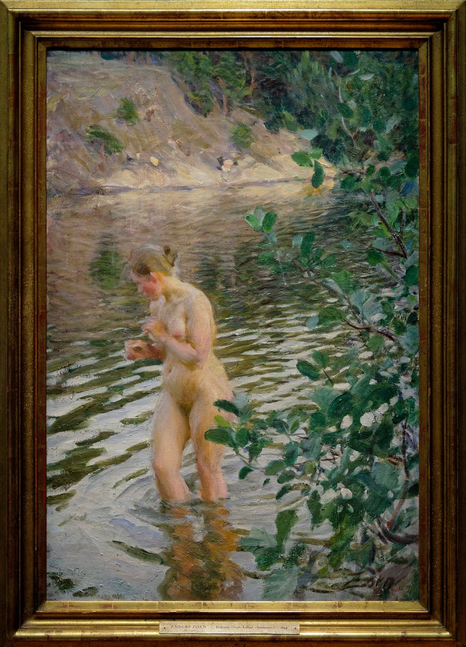 De koude stroom door Anders Leonard Zorn