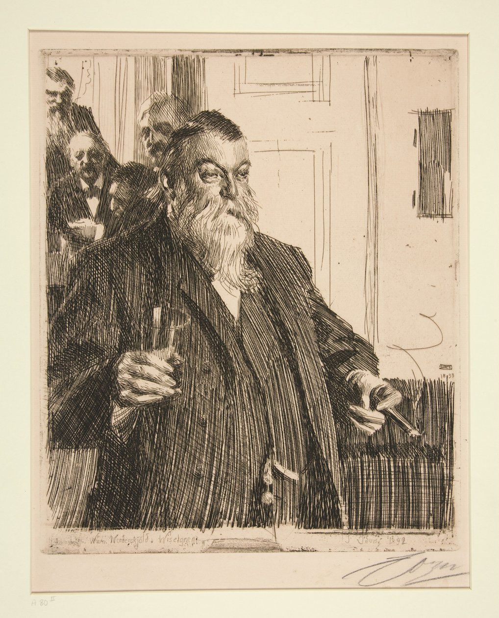 Een toost II door Anders Zorn