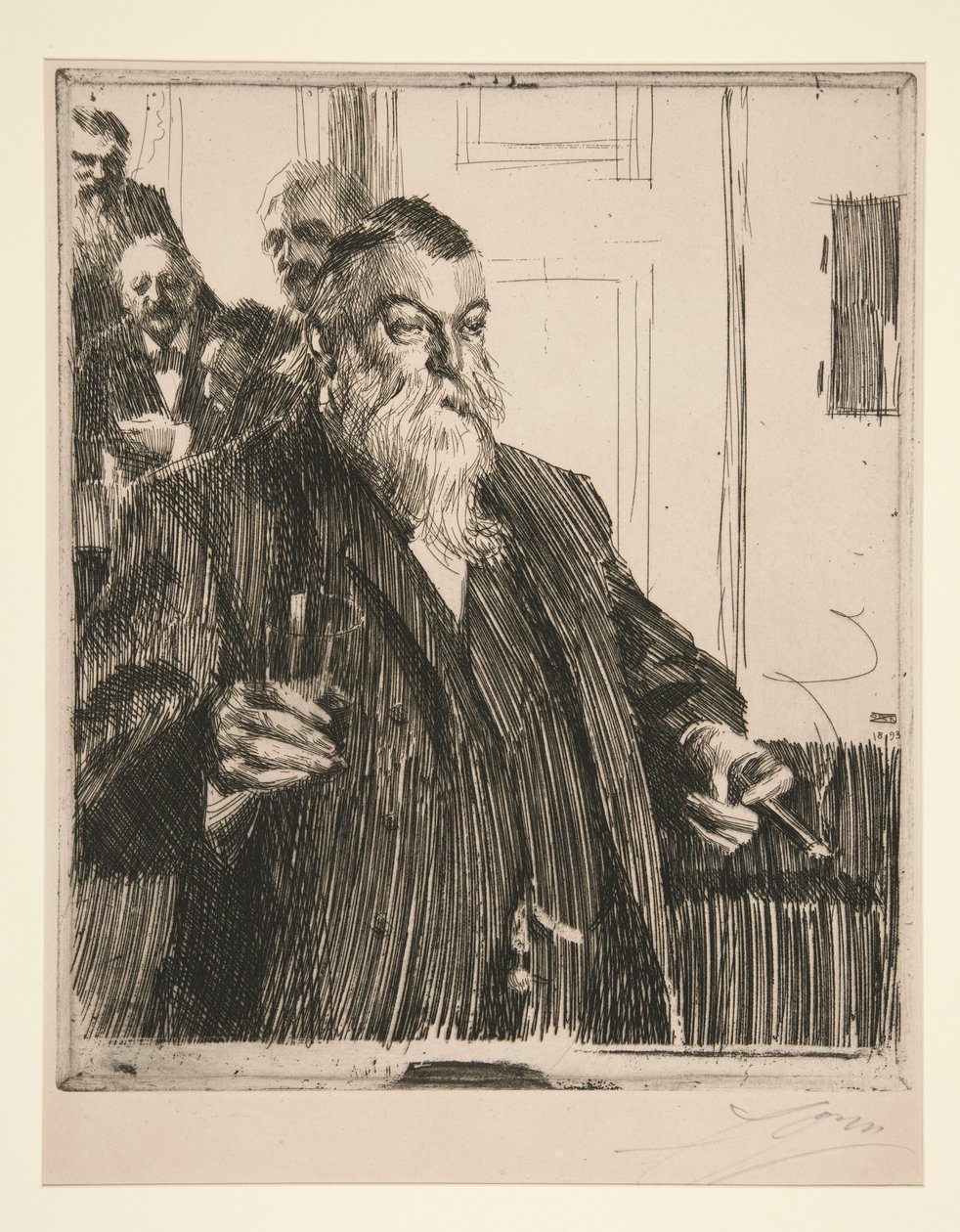 Een toost II door Anders Zorn