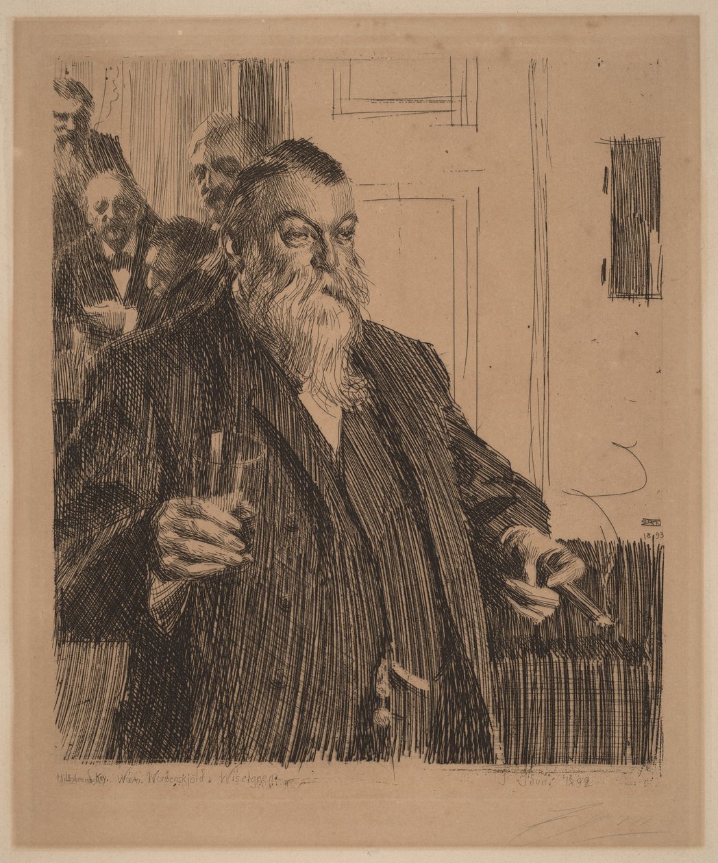 Een toost II door Anders Zorn