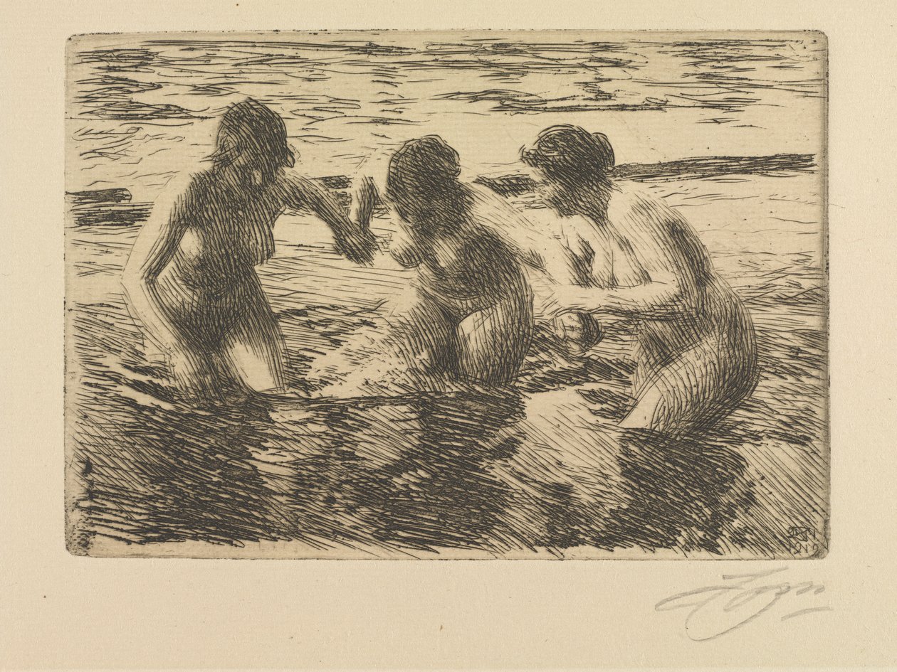 Tegen de stroom in door Anders Zorn