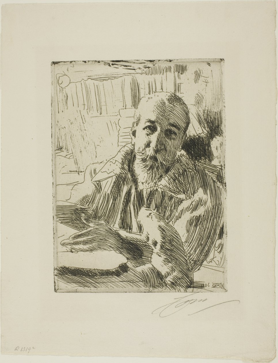 Anatole France door Anders Leonard Zorn
