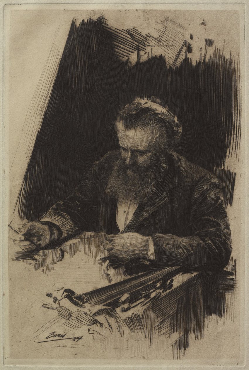 Axel Herman Hägg III door Anders Zorn