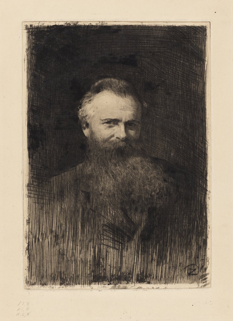 Axel Herman Hägg II door Anders Zorn