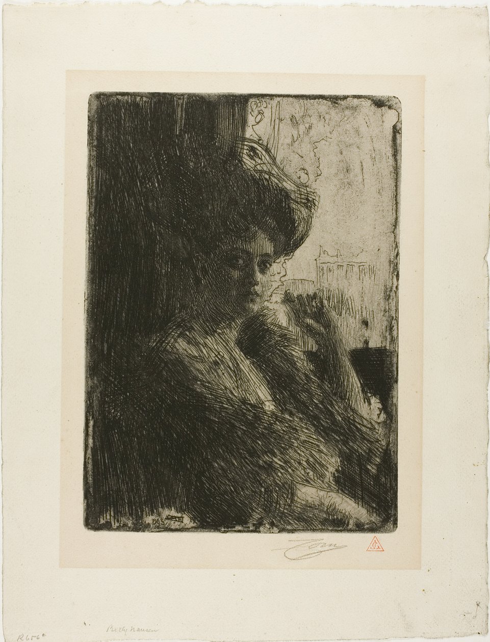 Betty Nansen door Anders Leonard Zorn