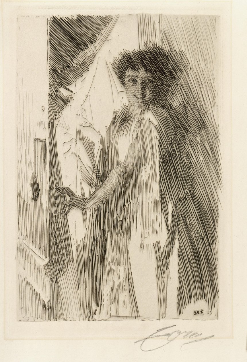 Portret van de danseres Rosita Mauri door Anders Zorn