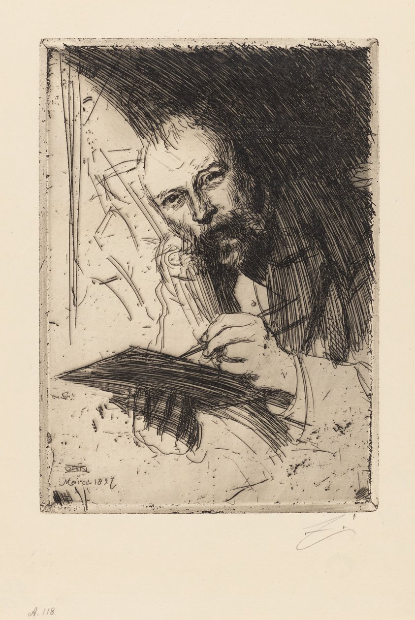 Carl Larsson door Anders Zorn