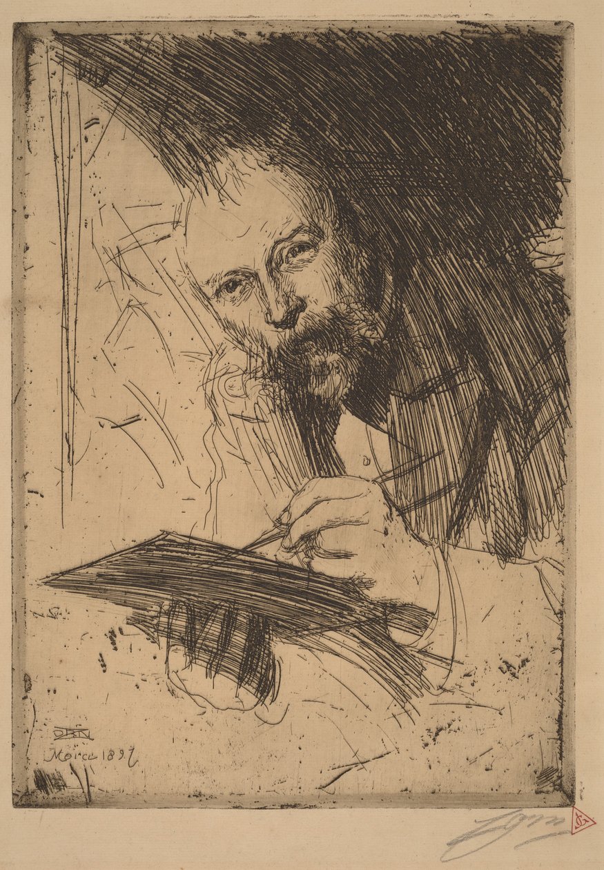 Carl Larsson door Anders Zorn