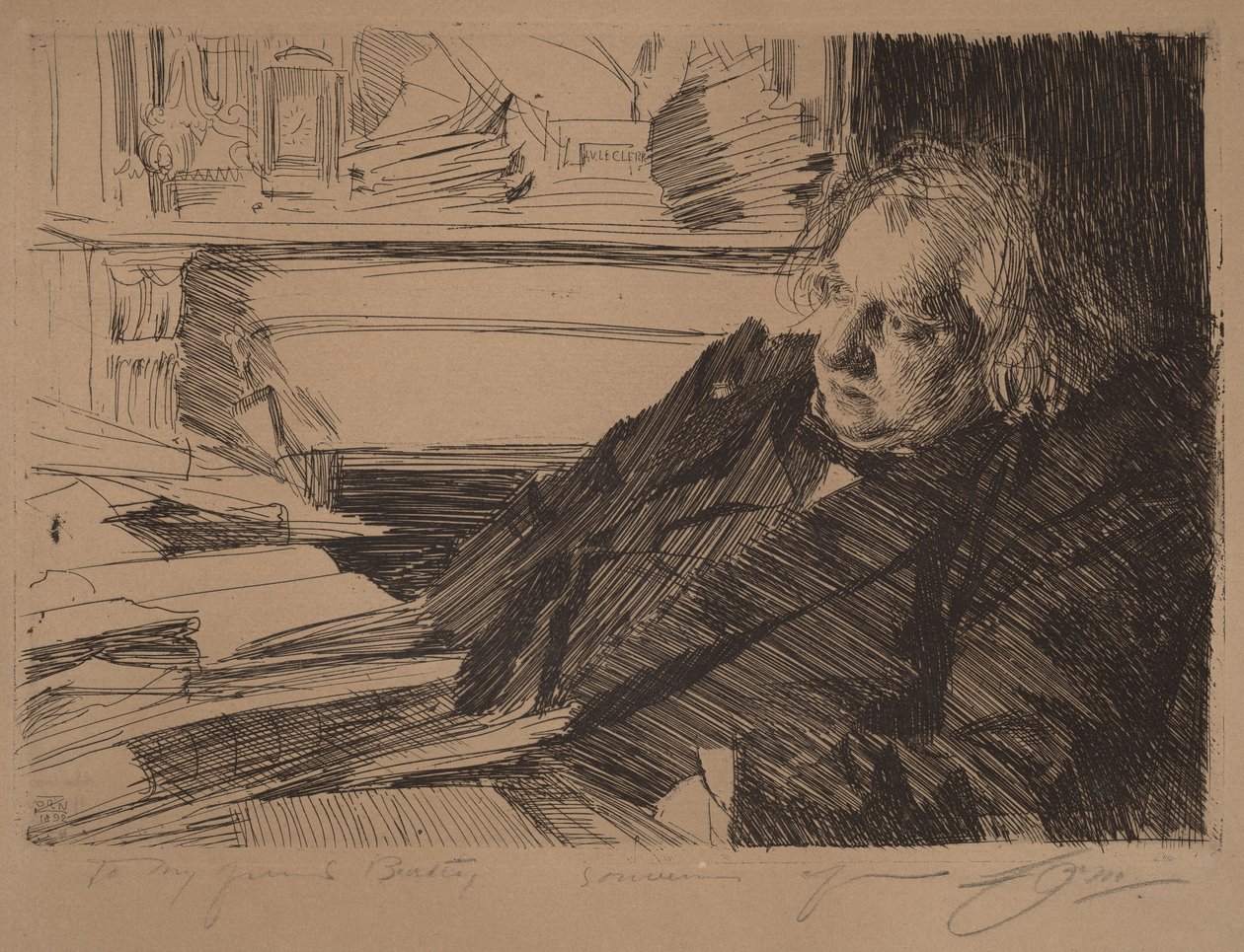 Ernest Renan door Anders Zorn