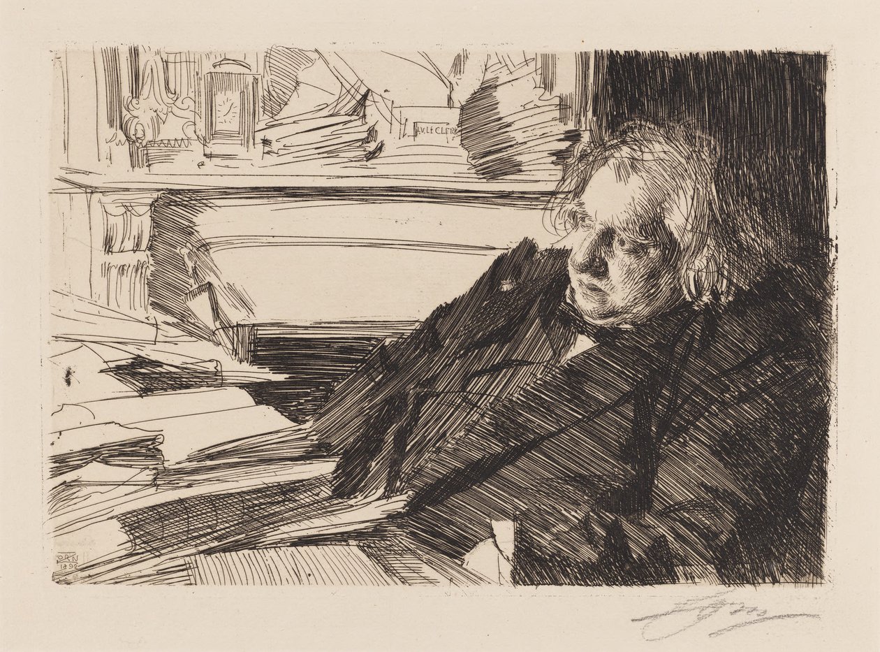 Ernest Renan door Anders Zorn