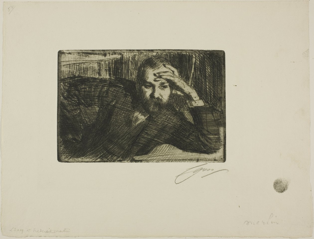 Fredrik Martin door Anders Leonard Zorn