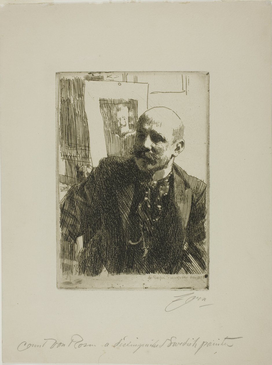 Georg von Rosen door Anders Leonard Zorn