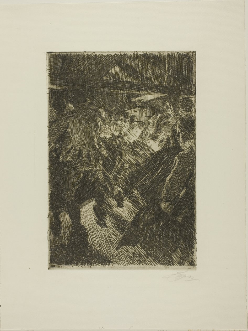 Gopsmor Cottage door Anders Leonard Zorn