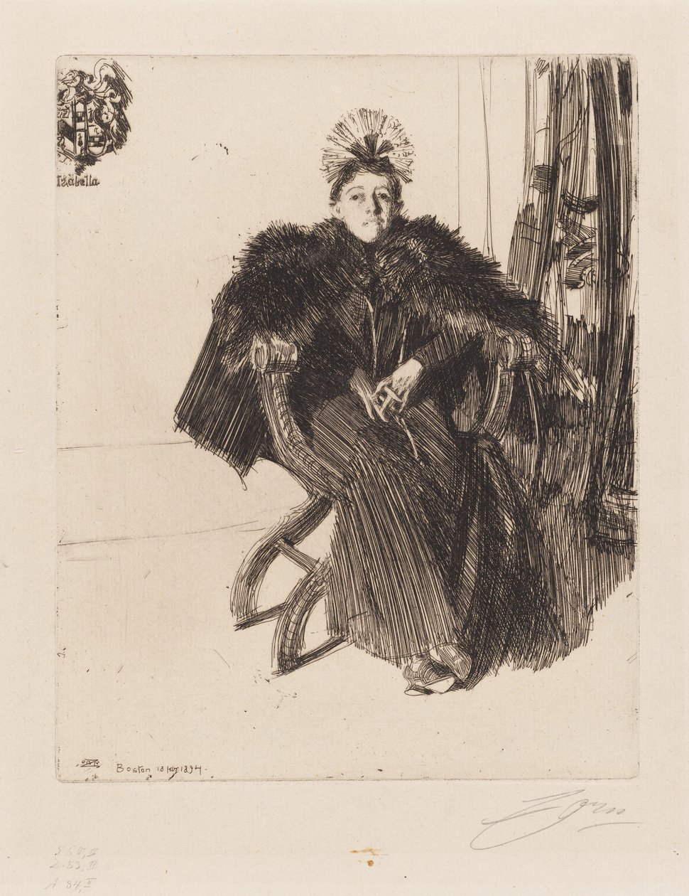 Isabella Gardner door Anders Zorn