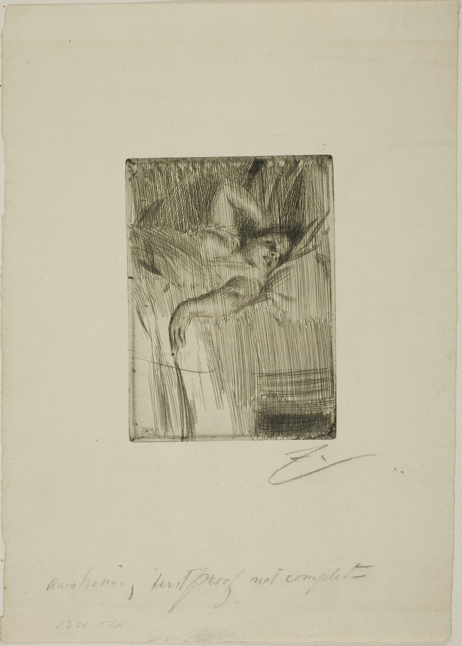 Het Ontwaken door Anders Leonard Zorn