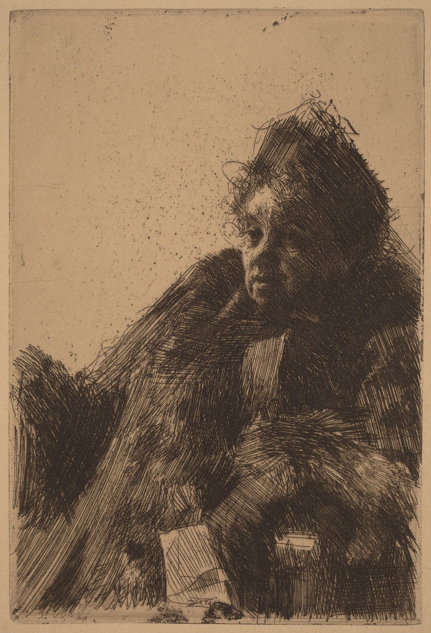 Madame Simon, II door Anders Zorn