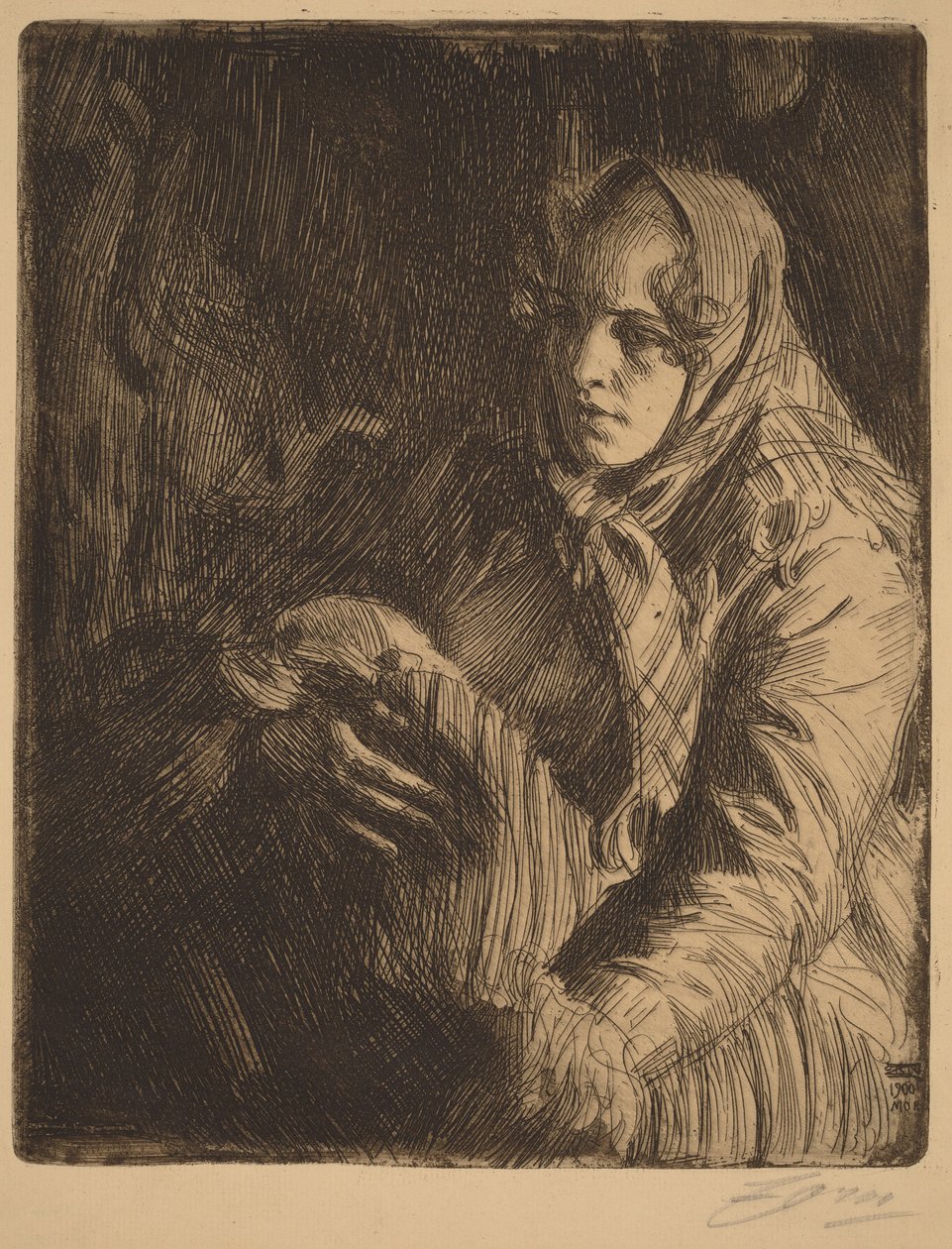Madonna door Anders Zorn
