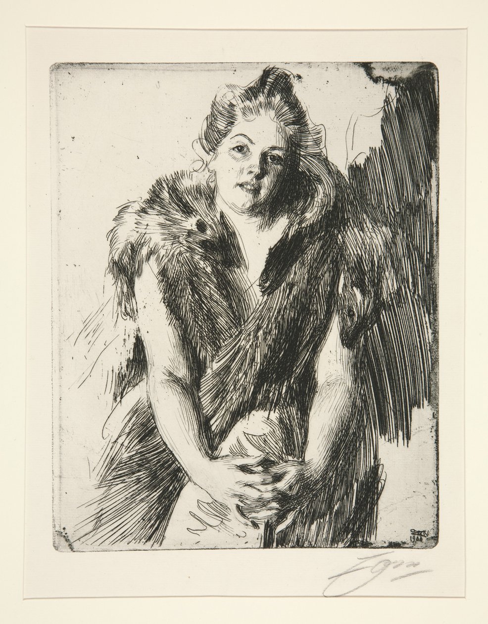 Maja von Heijne door Anders Zorn