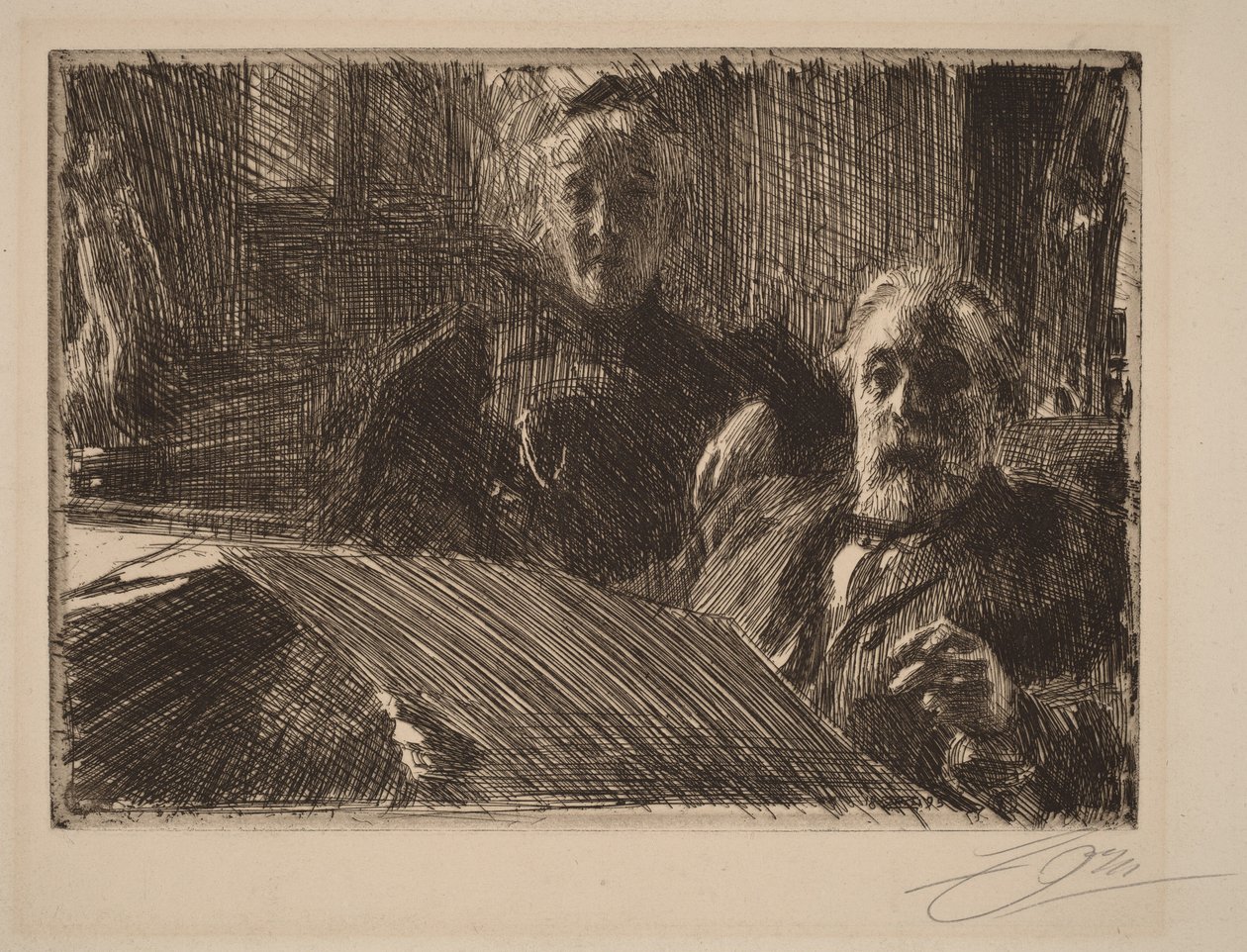 De heer en mevrouw Furstenburg door Anders Zorn