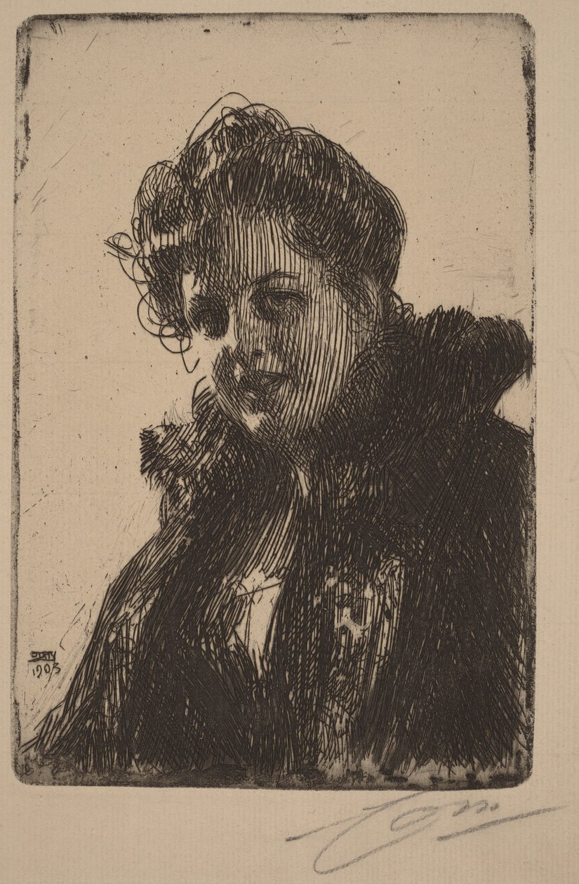 Mevrouw Granberg door Anders Zorn