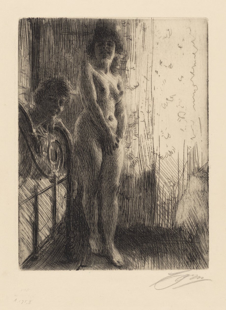 Naaktstudie door Anders Zorn