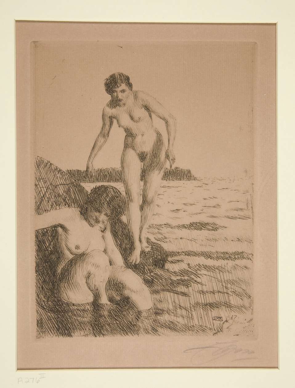 Op het eiland Hemso door Anders Leonard Zorn