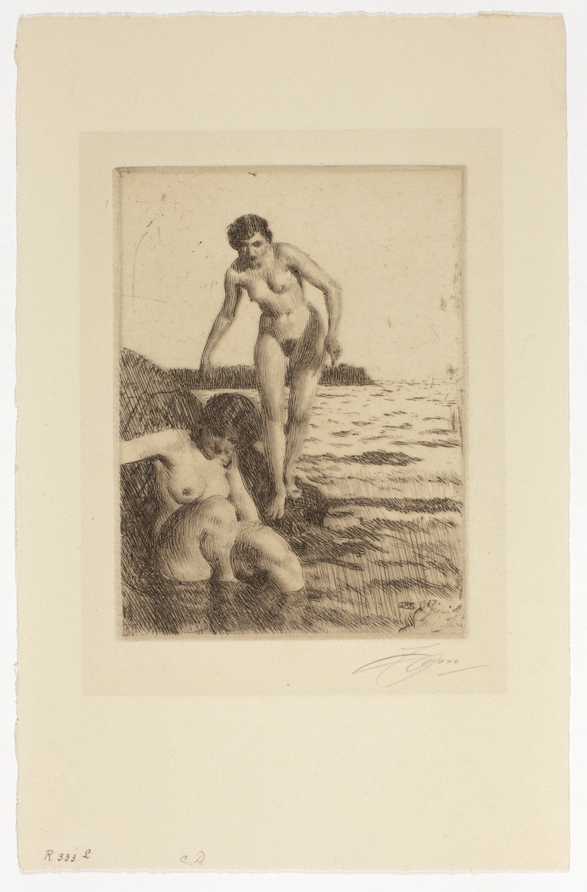 Op Hemsö Eiland door Anders Zorn