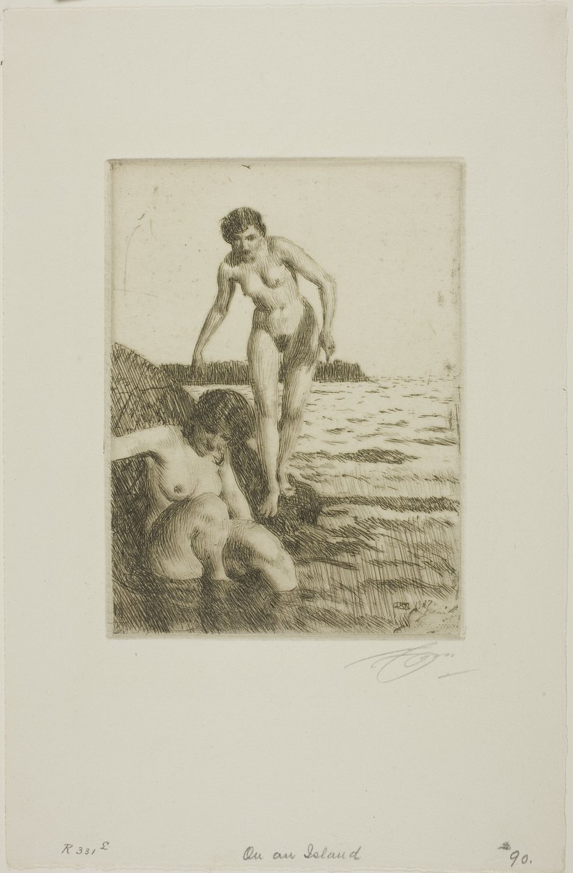 Op het Eiland Hemsö door Anders Leonard Zorn