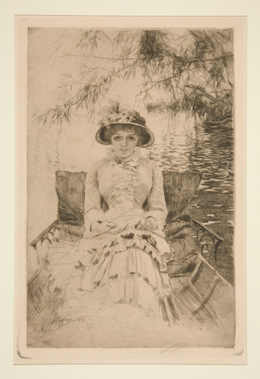Op de Theems door Anders Zorn