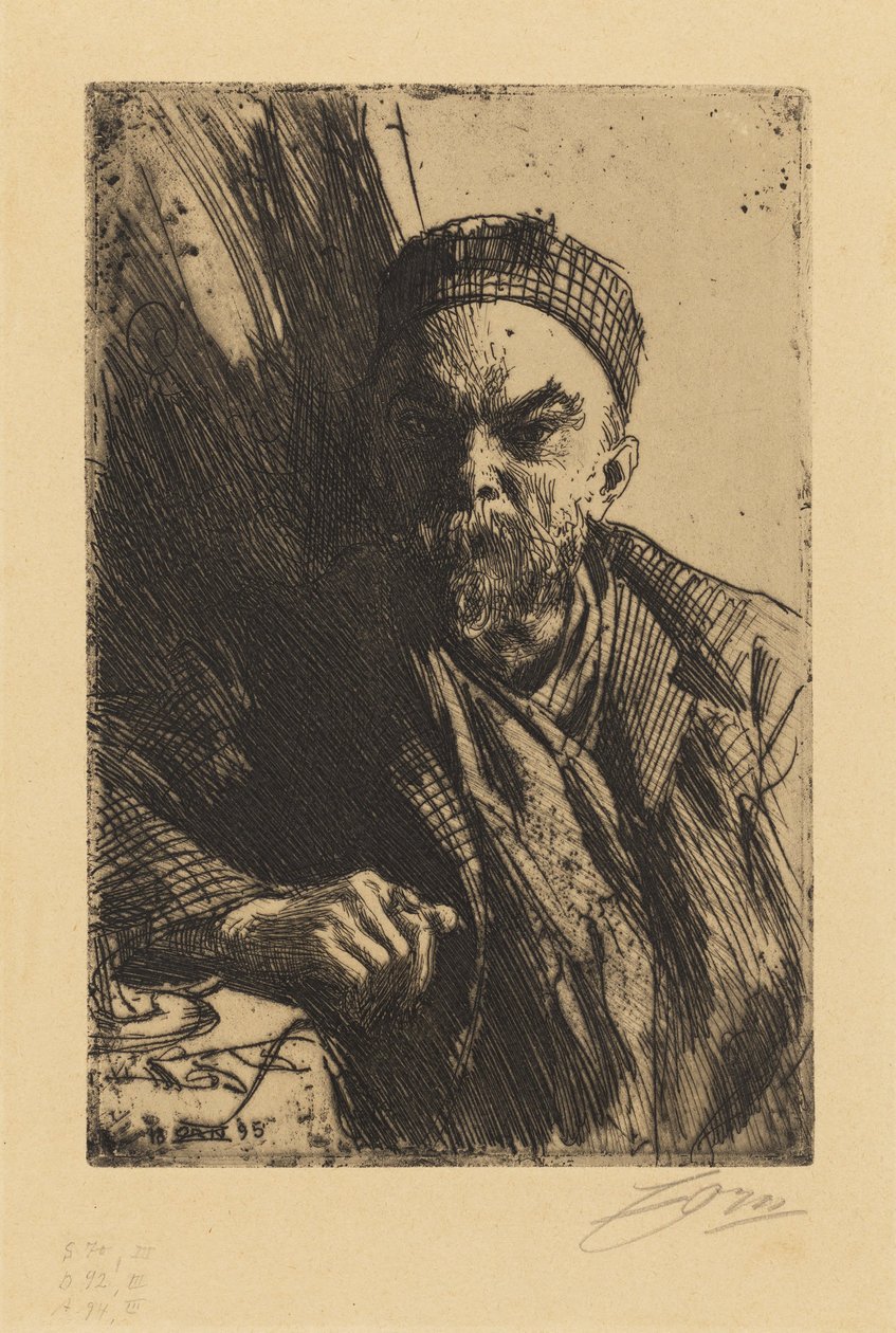 Paul Verlaine II door Anders Zorn