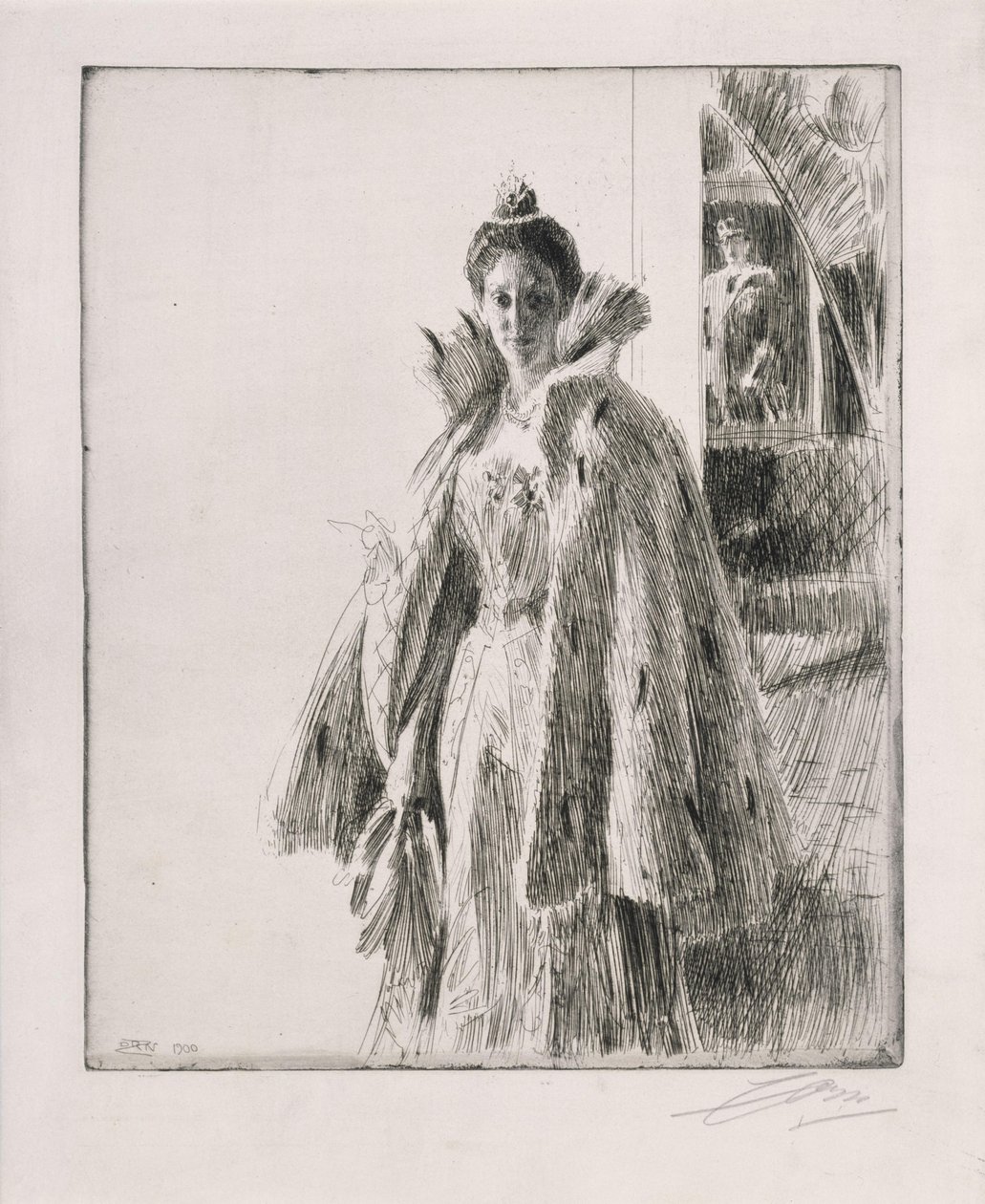 Prinses Ingeborg van Zweden I door Anders Zorn