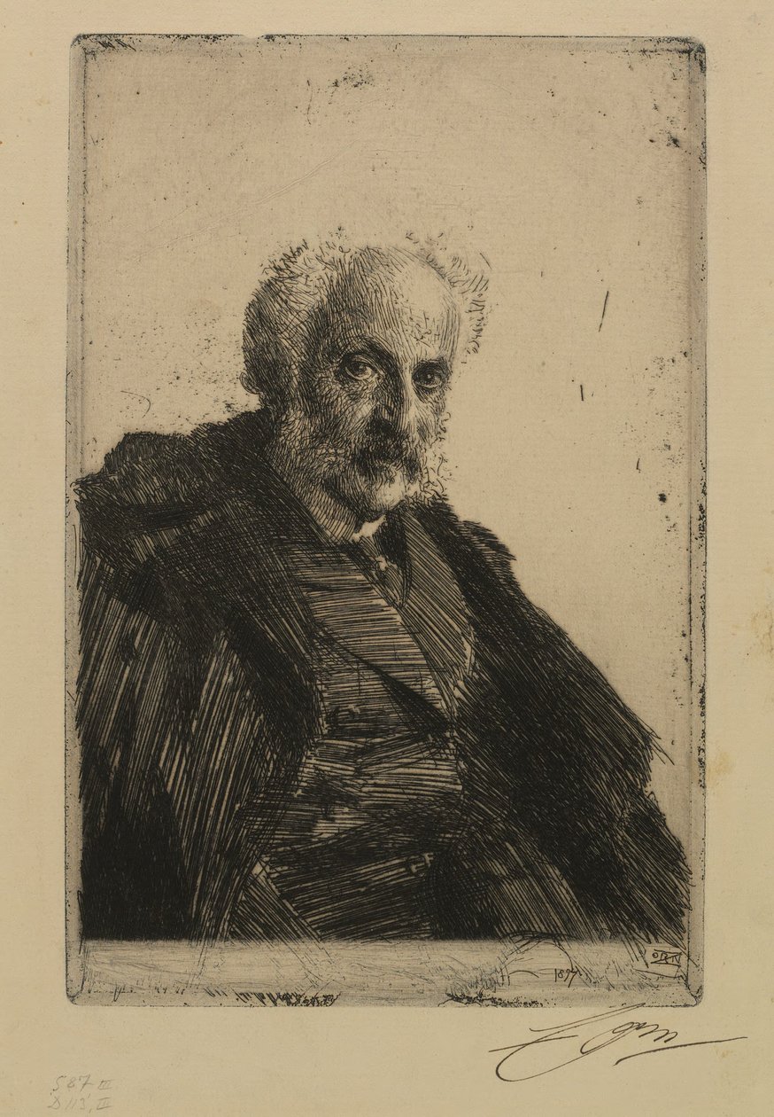 S. Loeb door Anders Zorn