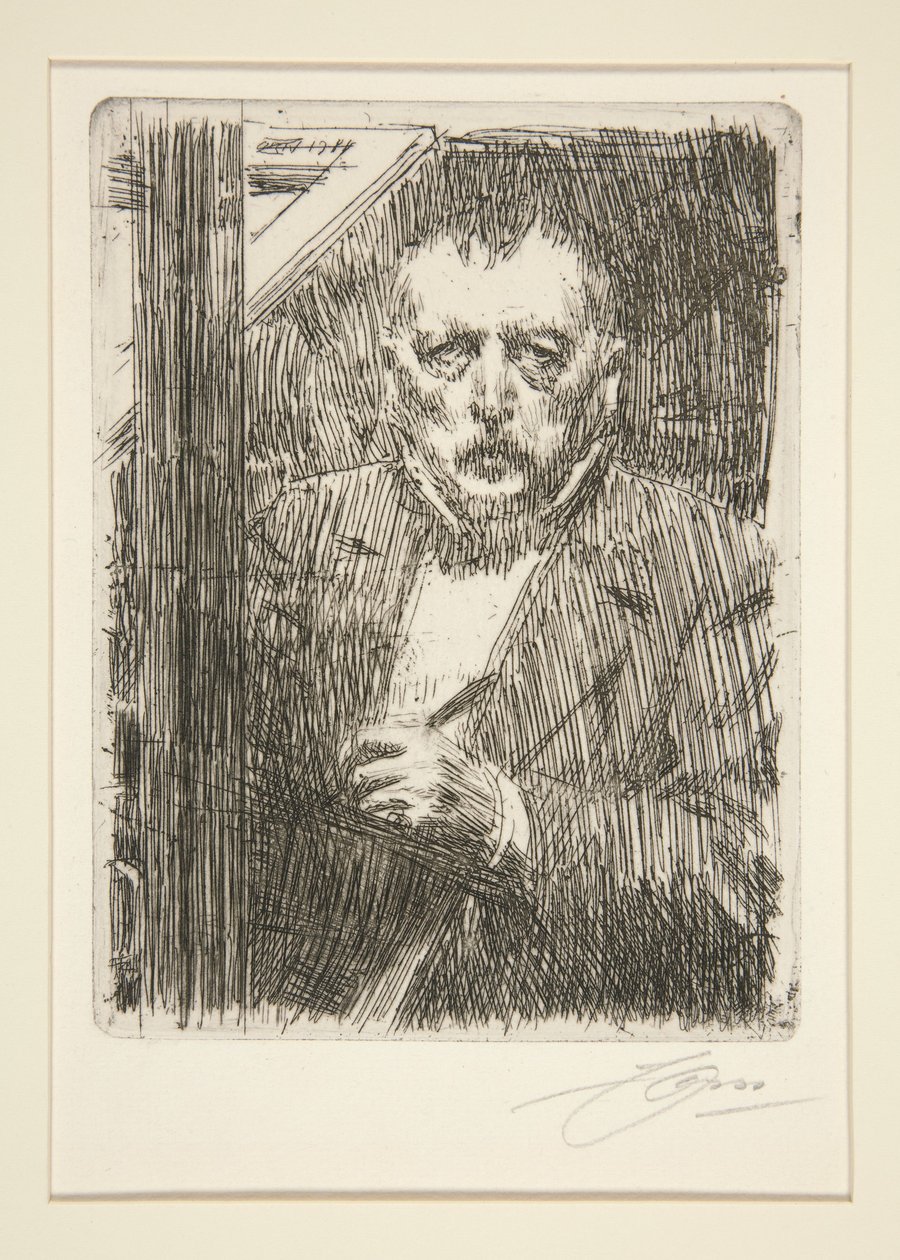 Zelfportret door Anders Zorn