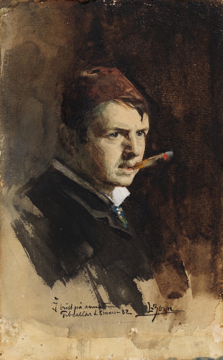 Zelfportret door Anders Zorn