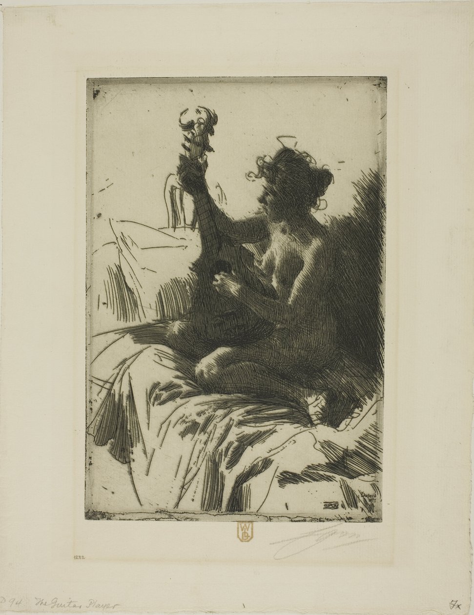 Souvenir of De Gitaar door Anders Leonard Zorn