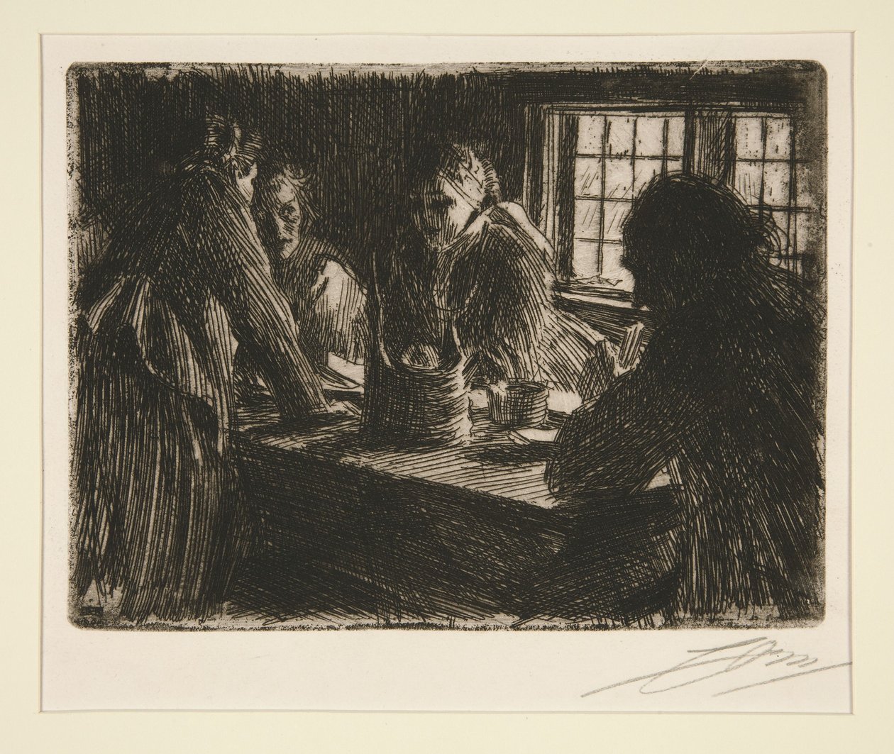 De bruidsmeisje door Anders Zorn