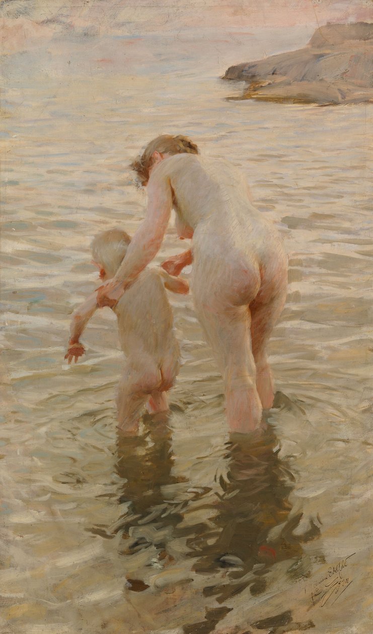 De eerste keer door Anders Zorn