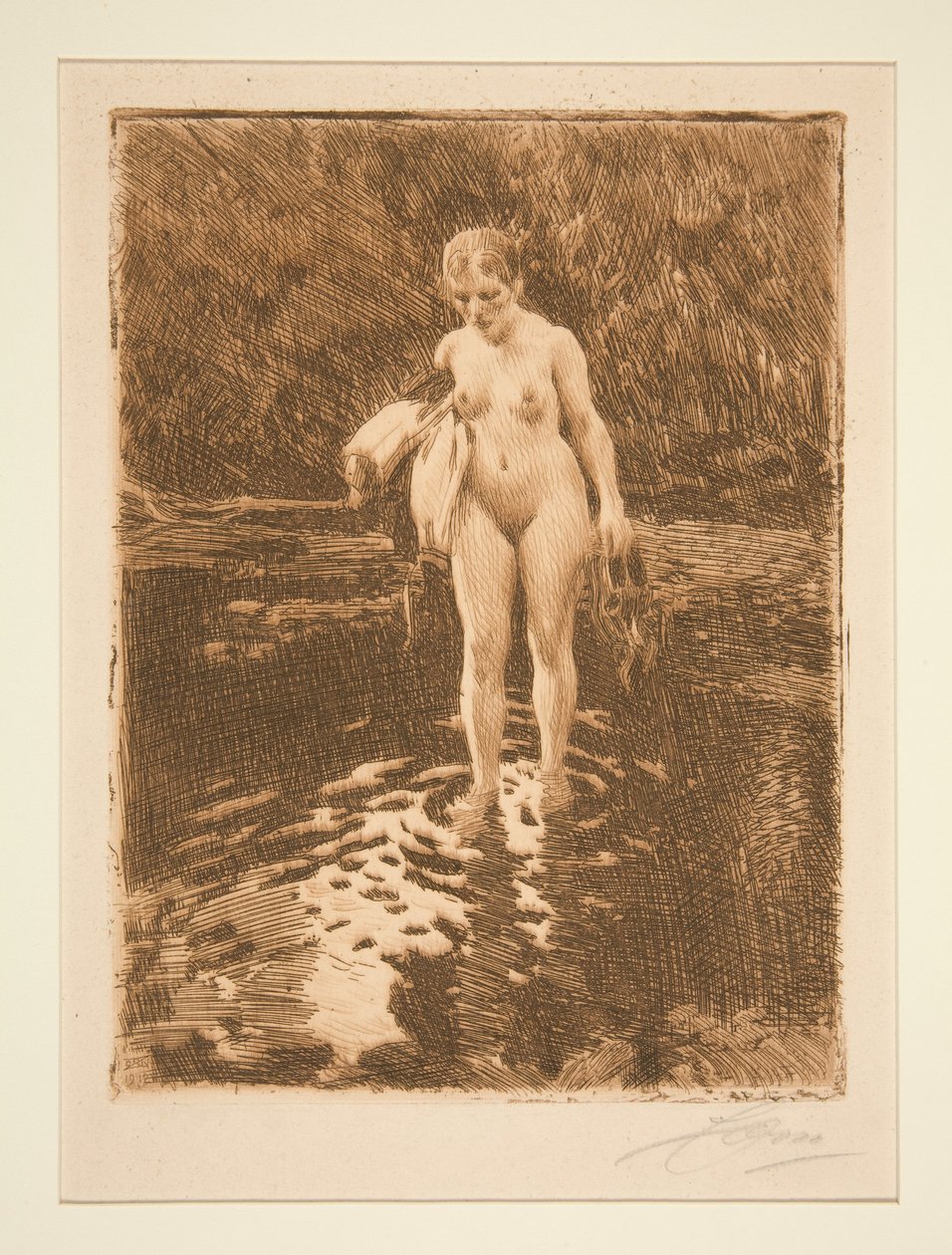 De doorwaadbare plaats door Anders Zorn