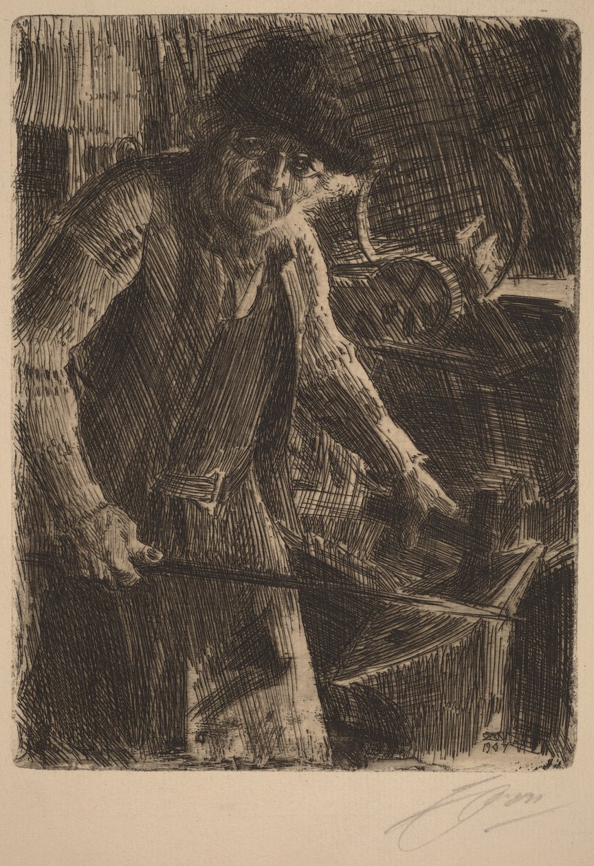 De meestersmid door Anders Zorn