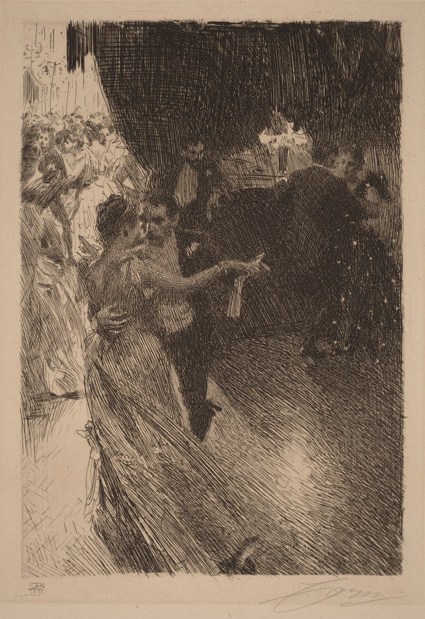 De wals door Anders Zorn