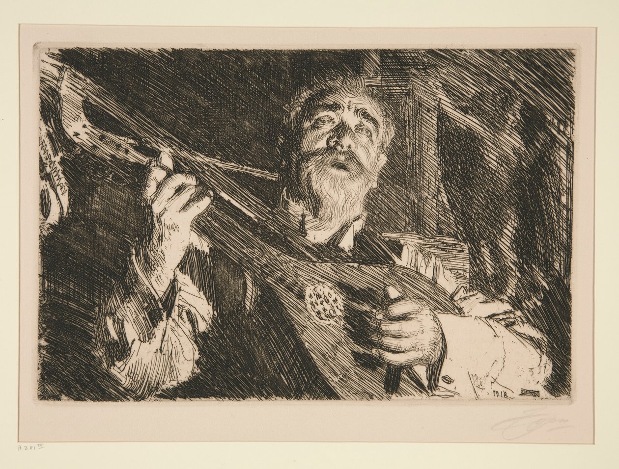 Vicke door Anders Leonard Zorn