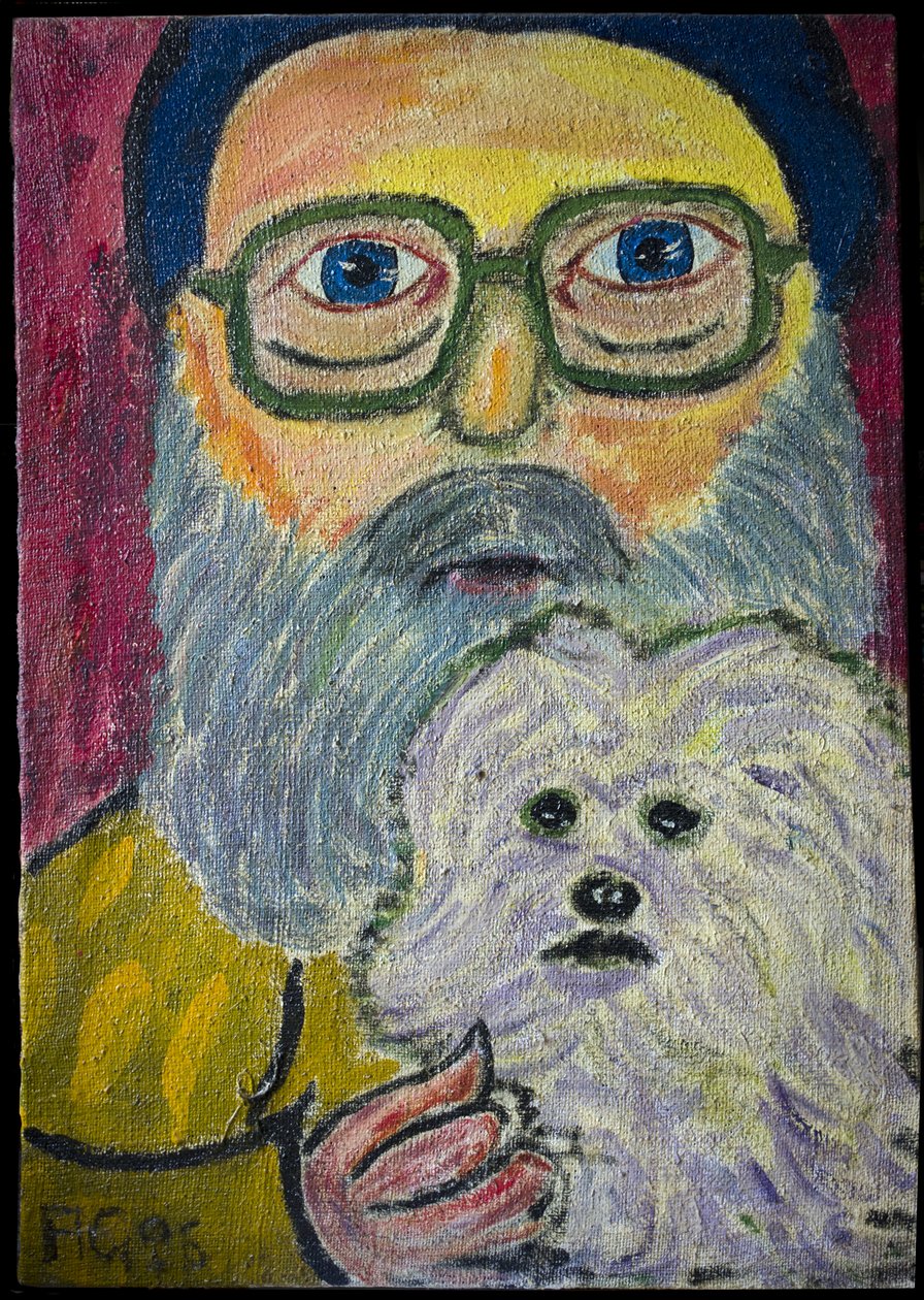 ZELFPORTRET MET LISA 1995 door Ando Gilardi