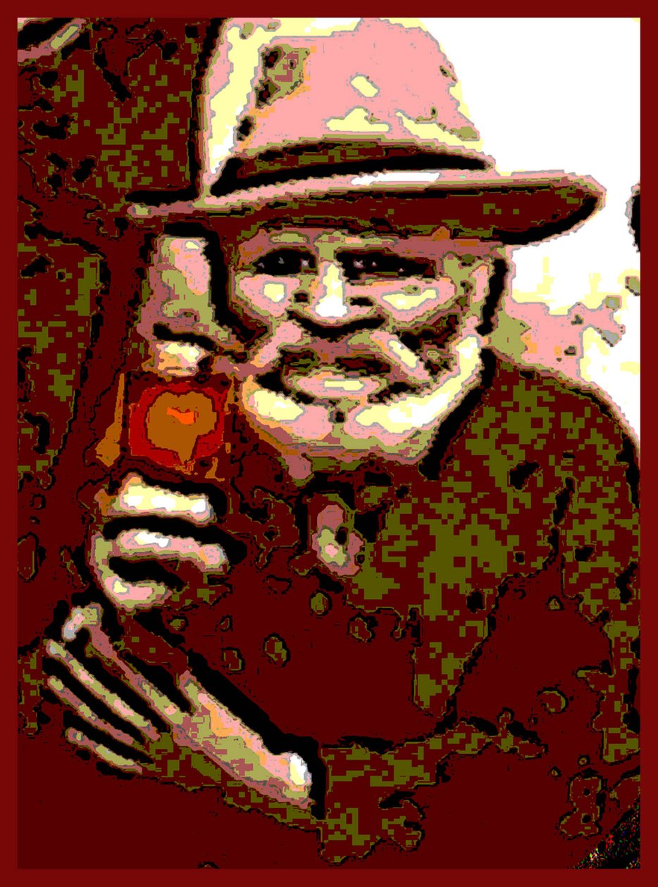 TOAST TO THE PAST LIFE, 2002 (Digitaal schilderij) door Ando Gilardi