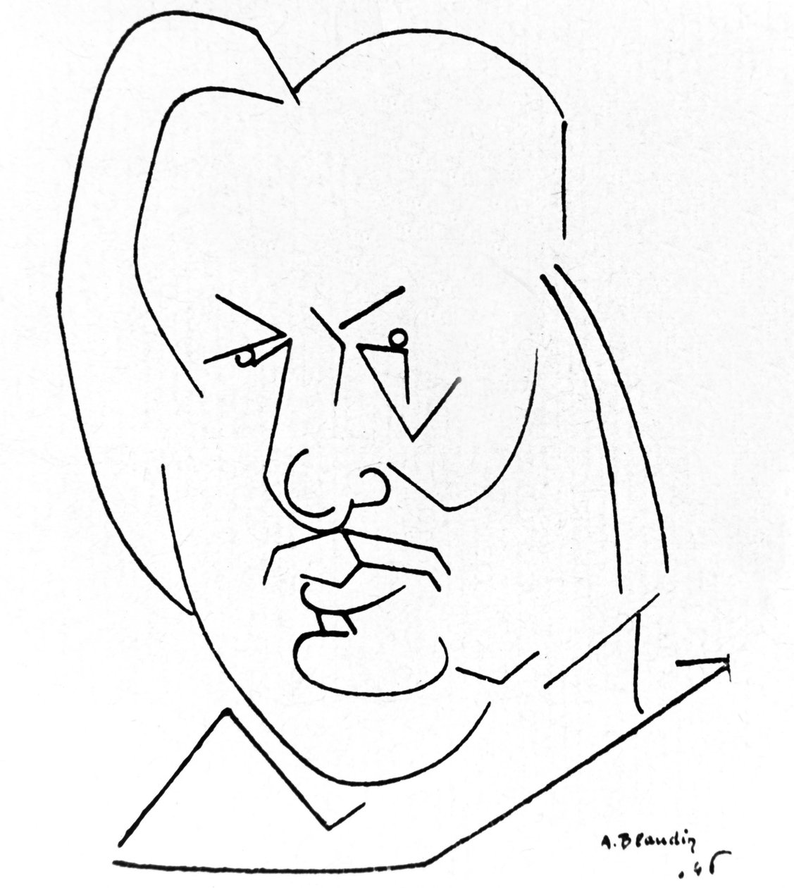 Honoré de Balzac door André Blandin