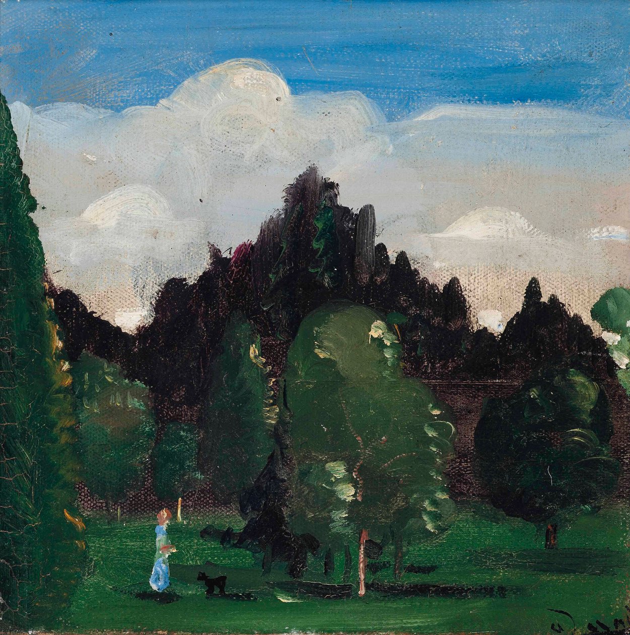 Landschap van Ile-de-France door Andre Derain