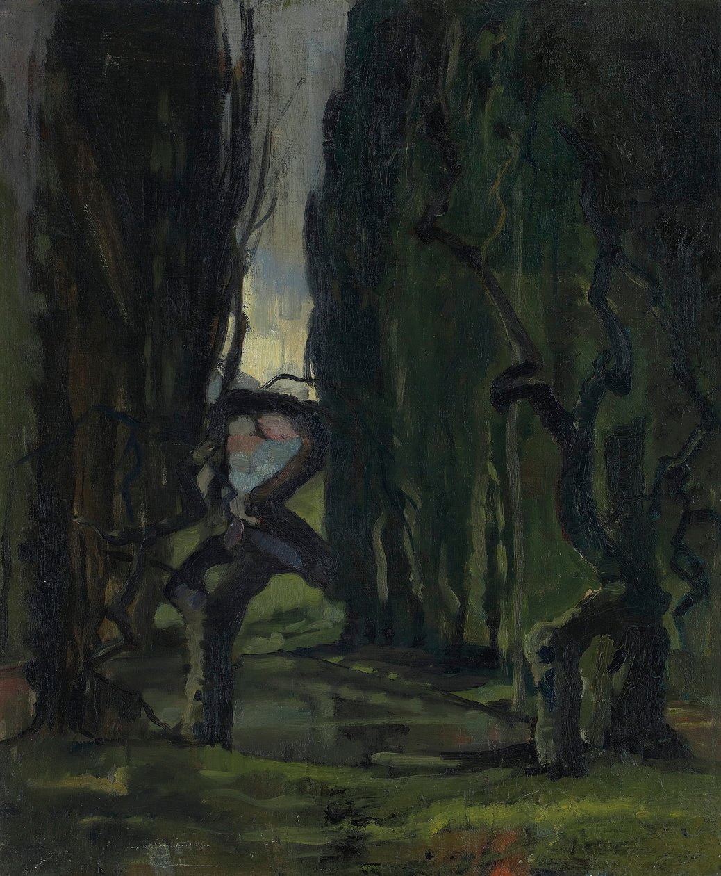 Waterpartij in Carrières-sur-Seine door Andre Derain